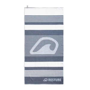 RESTUBE Strandtuch Blau 160x80 cm